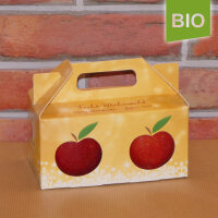 Box mit 2 roten Bio-Äpfeln / Weihnachtsbox /...
