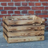 Geflammte Apfelkiste / Obstkiste Holz|truncate:60