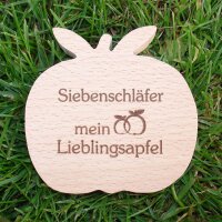 Siebenschläfer - mein Lieblingsapfel - dekorativer Holzapfel|truncate:60