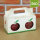 Box mit 2 roten Bio-Äpfeln / Herzapfelhof Box / Gesund Weihnacht