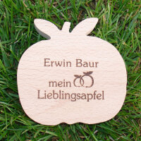 Erwin Baur mein Lieblingsapfel, dekorativer Holzapfel