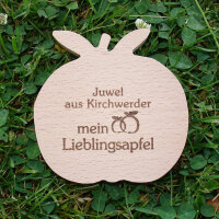 Juwel aus Kirchwerder mein Lieblingsapfel, dekor. Holzapfel
