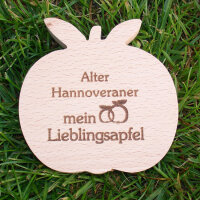 Alter Hannoveraner mein Lieblingsapfel, dekor. Holzapfel