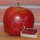 Liebesapfel rot / Zwei Herzen mit Pfeil / 12 Äpfel Holzkiste / Kiste ohne Branding
