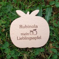 Rubinola mein Lieblingsapfel, dekorativer Holzapfel