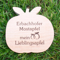 Erbachhofer Mostapfel mein Lieblingsapfel, dekor. Holzapfel|truncate:60