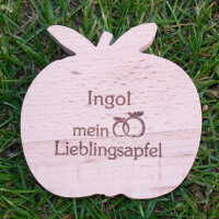 Ingol mein Lieblingsapfel, dekorativer Holzapfel