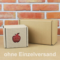 Roter Logo-Apfel Laser in 1er Apple Present Box