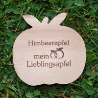Himbeerapfel mein Lieblingsapfel, dekorativer Holzapfel|truncate:60