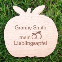 Granny Smith mein Lieblingsapfel, dekorativer Holzapfel|truncate:60