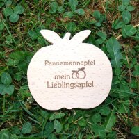 Pannemannapfel mein Lieblingsapfel, dekorativer Holzapfel|truncate:60