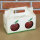 Box mit 2 roten Bio-Äpfeln / biohof-box neutral / Gesund Herzapfel