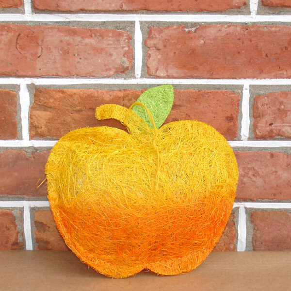 Sisal-Apfel 3D klein gelb