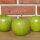 Aktionspaket: 120 grüne Äpfel mit Herz- dekorative Tischdeko