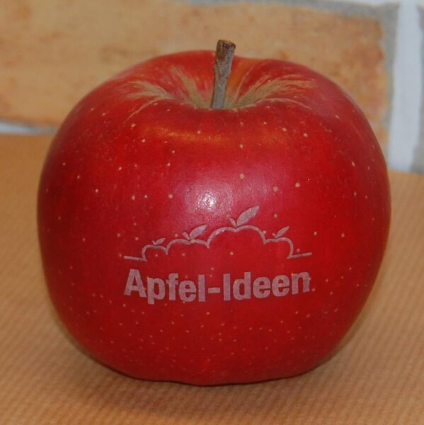 Apfelideen 4 - Apfel mit Branding