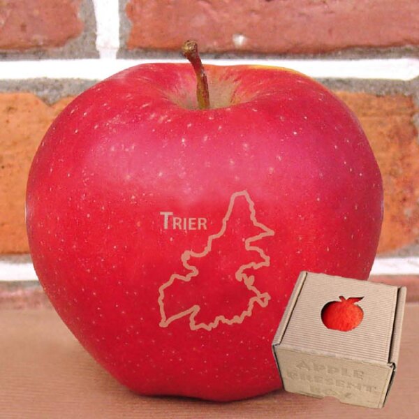 Apfel mit Branding Trier