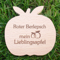 Roter Berlepsch mein Lieblingsapfel, dekorativer Holzapfel|truncate:60