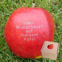 Apfel Wunschtext -  Branding 5 Zeilen je 15 Zeichen|truncate:60