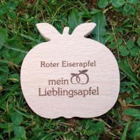 Roter Eiserapfel mein Lieblingsapfel, dekorativer Holzapfel|truncate:60