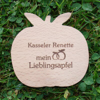 Kasseler Renette mein Lieblingsapfel, dekorativer Holzapfel