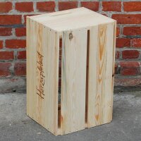 Herzapfelhof-Apfelkiste Holz, neuwertig