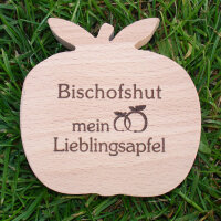 Bischofshut mein Lieblingsapfel, dekorativer Holzapfel