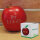 LOGO-Apfel rot in Box / indiv. Druck 4c große Box
