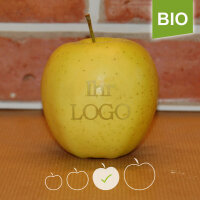 LOGO-Apfel / gelb BIO / mittel