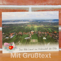 Grußkarte Das Alte Land im Urstromtal der Elbe