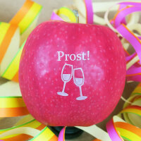 Prost! 30 Partyäpfel mit Branding -Aktionspaket-