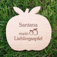 Santana Apfel / Souvenirs / Deko-Holzapfel