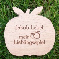Jakob Lebel mein Lieblingsapfel, dekorativer Holzapfel