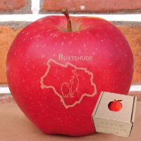 Buxtehude - Apfel mit Branding