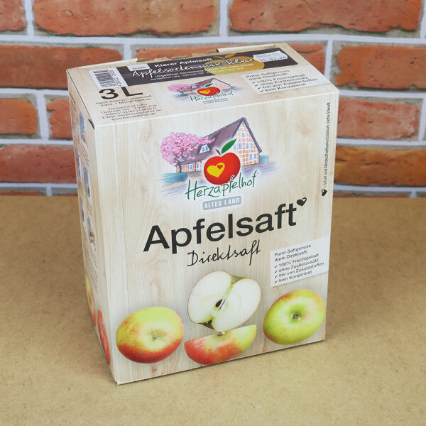 Apfelsaft klar 3l Bag in Box - vegan
