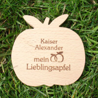 Kaiser Alexander mein Lieblingsapfel,  dekorativer Holzapfel