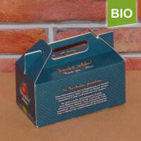 Box mit 2 roten Bio-Äpfeln / Danke schön! Box / Gesund Herzapfel