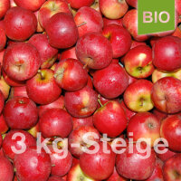Bio-Äpfel 3kg-Steige / Kleine rote Äpfel
