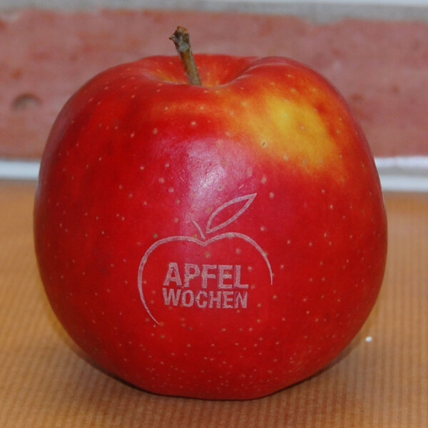 Apfelwochen - Apfel mit Branding